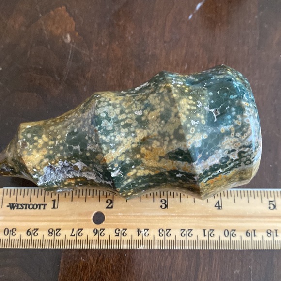 🔥OCEAN JASPER PAIR🔥. Old stock/ early OJ. 5” & 4.25” tall x 1.5” wide. PRETTY - Picture 15 of 17